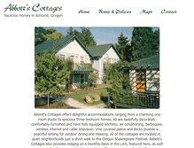 Tablet Screenshot of abbottscottages.com